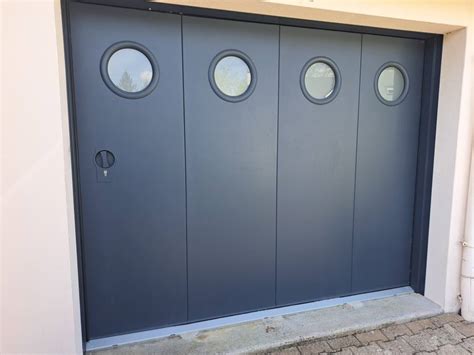 hublot porte de garage rond